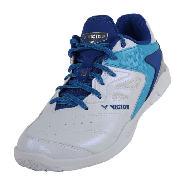 Victor Chaussures de Badminton P-9200IIITD-55 AF - Blanc- Bleu