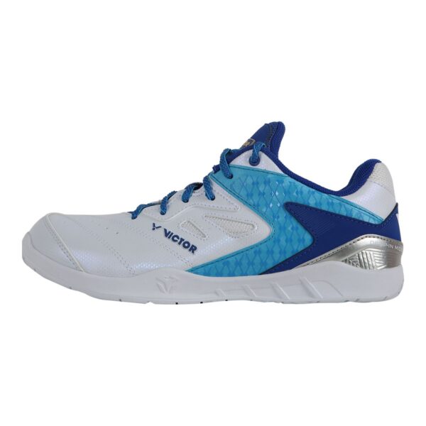 Victor Chaussures de Badminton P-9200IIITD-55 AF - Blanc- Bleu - Image 2